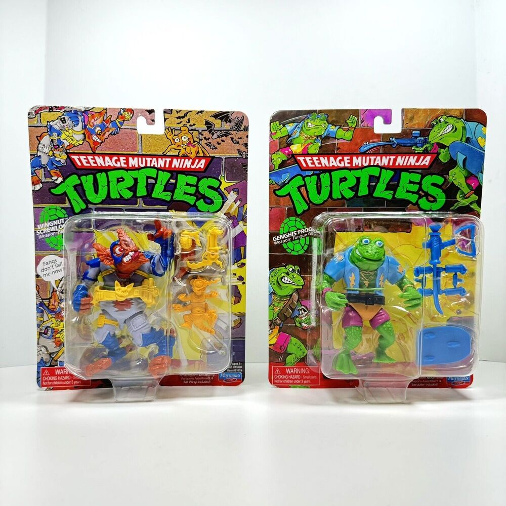TMNT Teenage Mutant Ninja Turtles Lot Genghis Frog Wingnut Screwloose